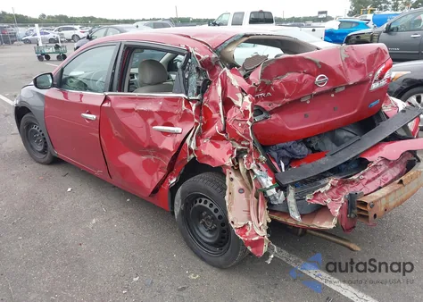 2014 Nissan Sentra S z USA, uszkodzony, nr VIN 3N1AB7AP3EL682310